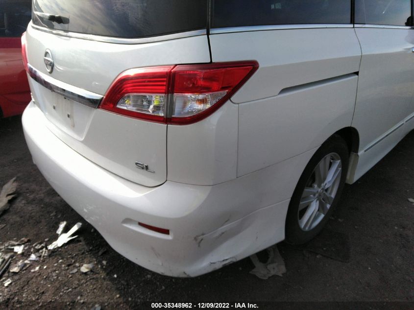 2013 NISSAN QUEST SL - JN8AE2KP2D9069239
