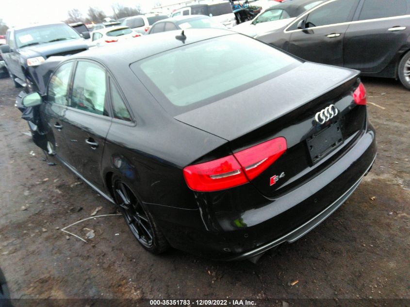 2014 AUDI S4 PRESTIGE WAUKGAFL8EA019115