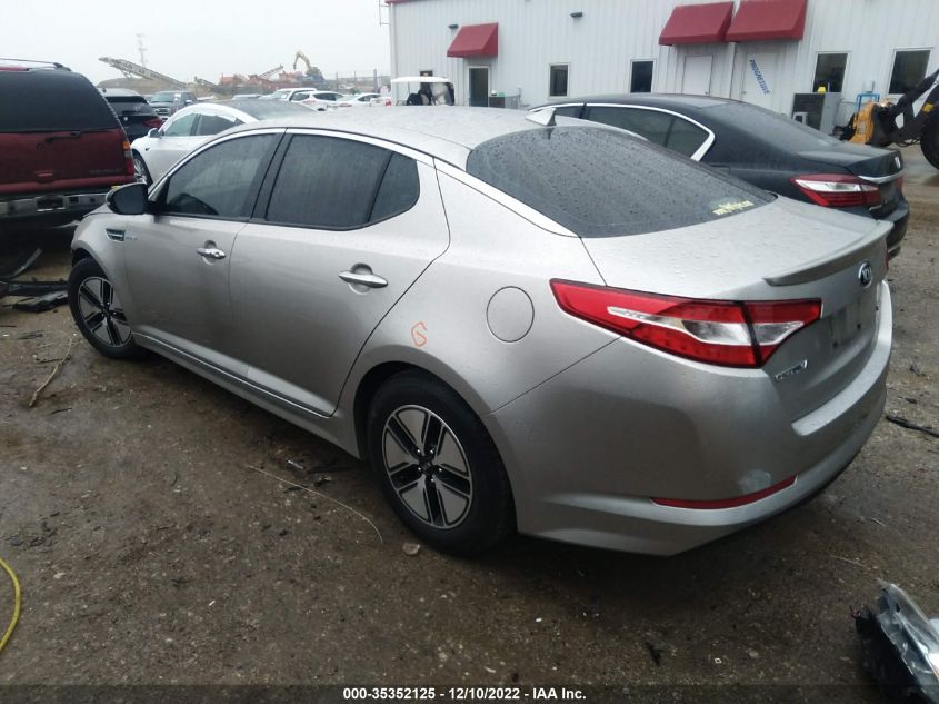 2013 KIA OPTIMA HYBRID LX - KNAGM4AD2D5058337