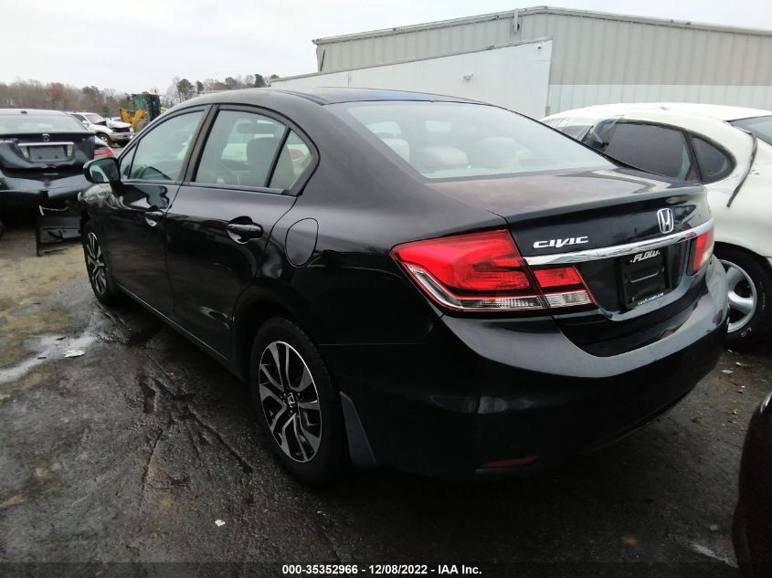 2014 HONDA CIVIC SEDAN EX 2HGFB2F89EH522532
