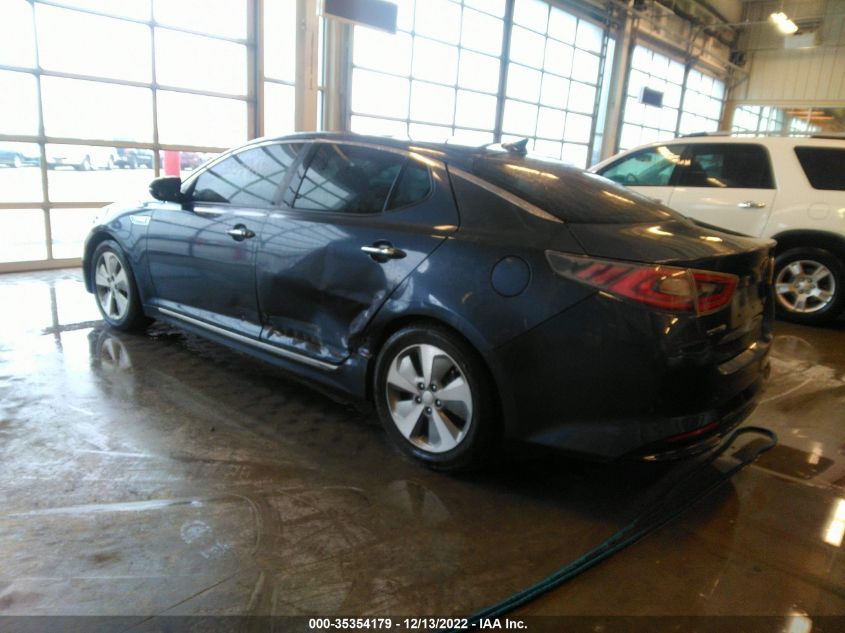 2014 KIA OPTIMA HYBRID EX KNAGN4AD1E5067545