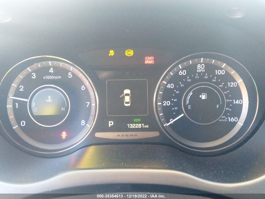 2015 HYUNDAI AZERA KMHFG4JG4FA495276