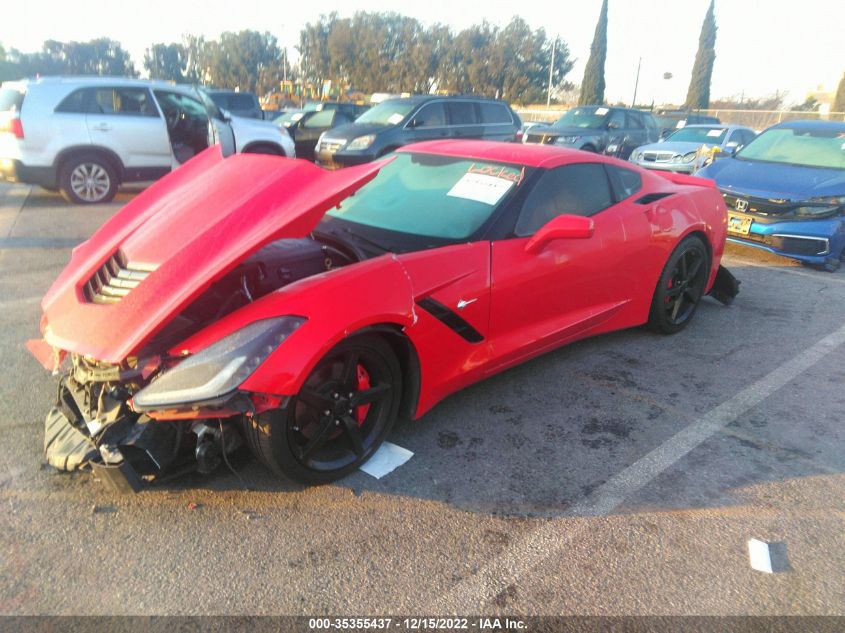 2014 CHEVROLET CORVETTE STINGRAY 2LT 1G1YD2D7XE5103200