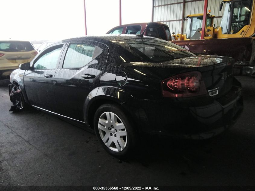 2013 DODGE AVENGER SE 1C3CDZAB2DN677666