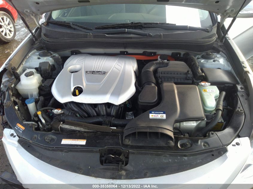 2013 HYUNDAI SONATA HYBRID KMHEC4A46DA096508