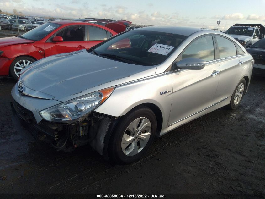 2013 HYUNDAI SONATA HYBRID KMHEC4A46DA096508