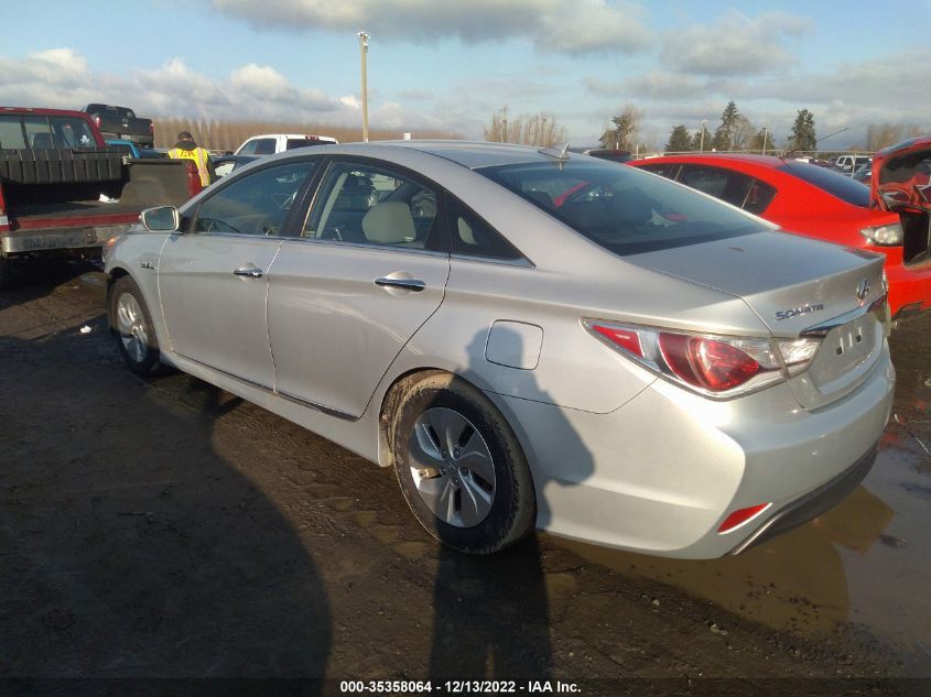 2013 HYUNDAI SONATA HYBRID KMHEC4A46DA096508
