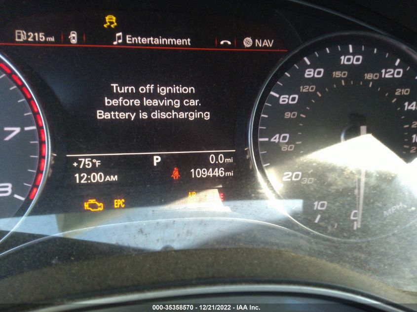2014 AUDI S6 PRESTIGE WAUF2AFCXEN097260