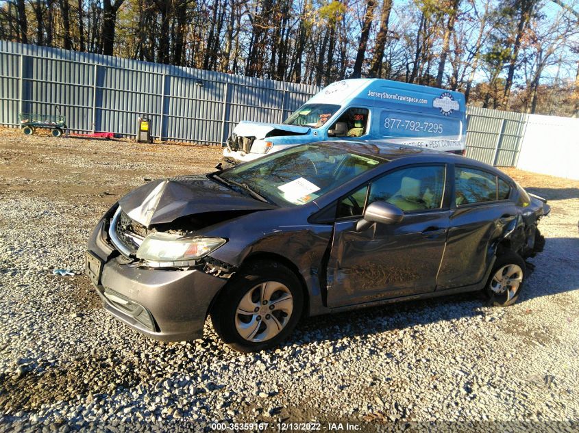 2015 HONDA CIVIC SEDAN LX 19XFB2F56FE702469