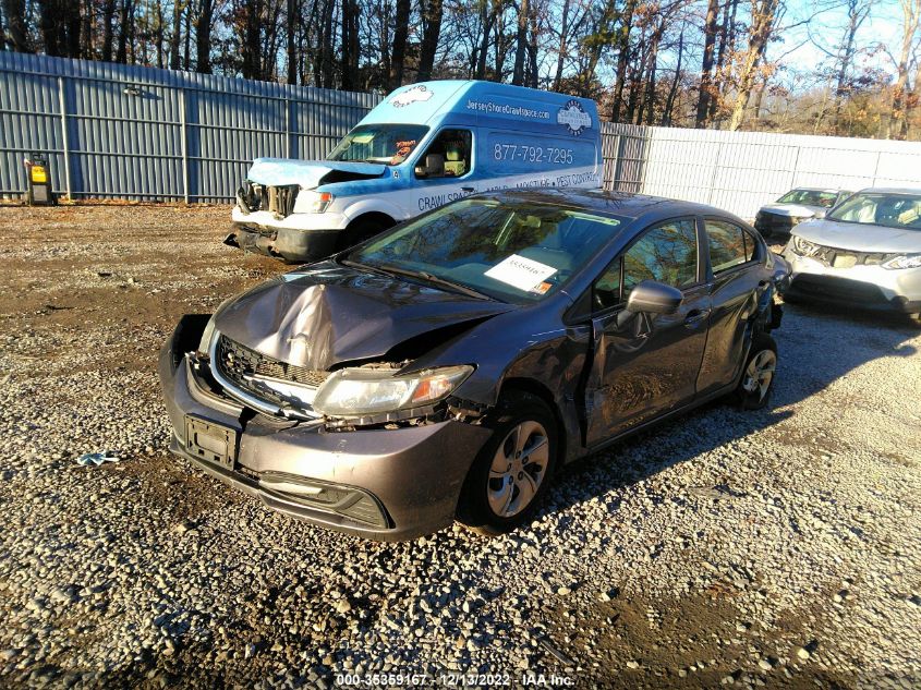 2015 HONDA CIVIC SEDAN LX 19XFB2F56FE702469