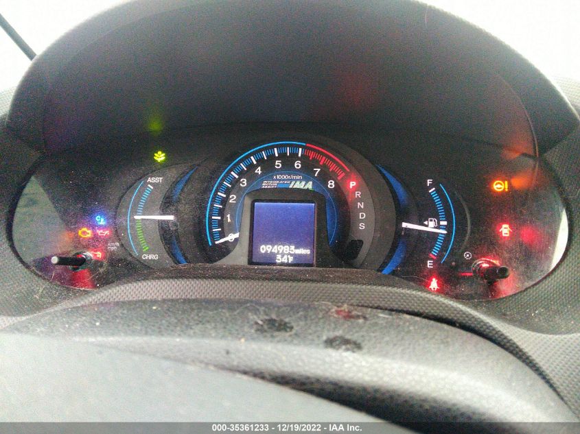 2014 HONDA INSIGHT EX JHMZE2H71ES001514