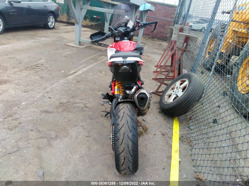 2017 DUCATI HYPERMOTARD 939 ZDM1YBJS6HB013283