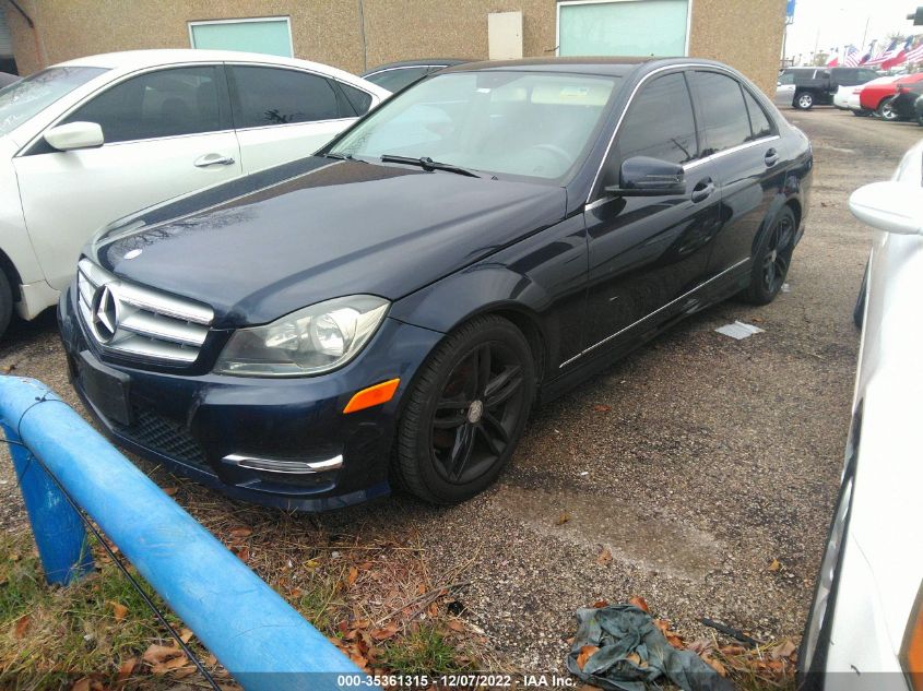2013 MERCEDES-BENZ C-CLASS C 250 WDDGF4HB5DA799984
