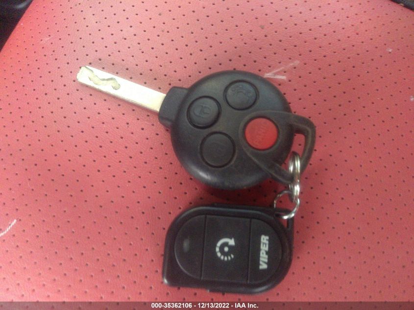 2015 SMART FORTWO PASSION/PURE WMEEJ3BA3FK809209