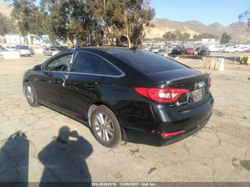 2015 HYUNDAI SONATA 2.4L SE - 5NPE24AF1FH167831