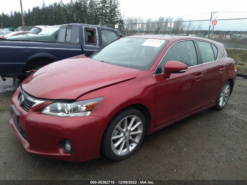 2013 LEXUS CT 200H HYBRID - JTHKD5BH0D2134805