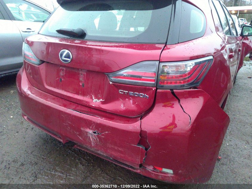 2013 LEXUS CT 200H HYBRID - JTHKD5BH0D2134805