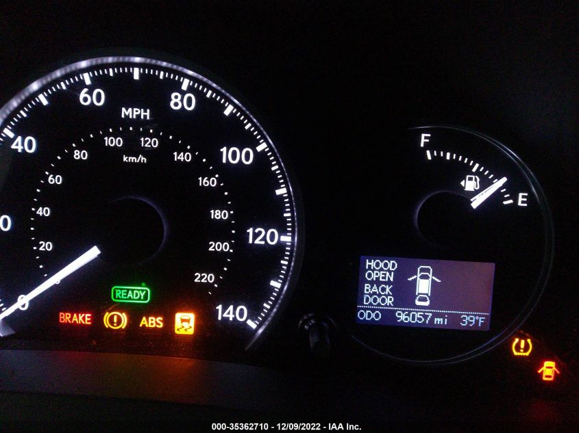 2013 LEXUS CT 200H HYBRID - JTHKD5BH0D2134805