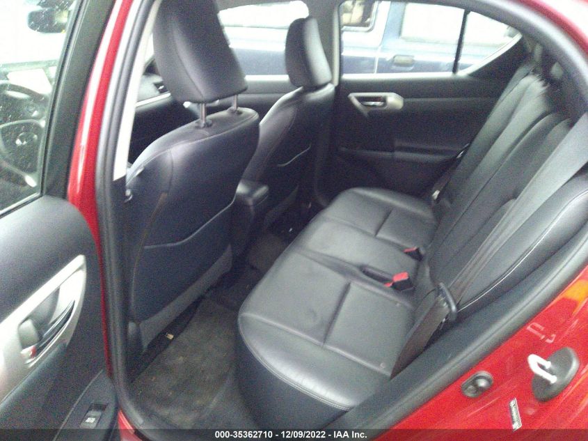 2013 LEXUS CT 200H HYBRID - JTHKD5BH0D2134805
