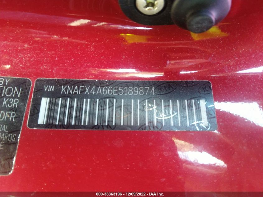 2014 KIA FORTE LX - KNAFX4A66E5189874