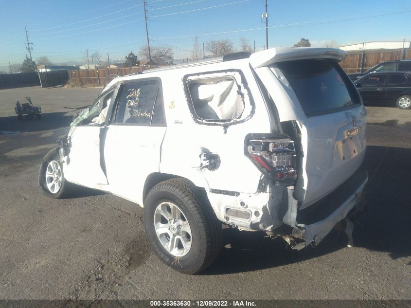 VIN JTEMU5JR0M5867225 2021 TOYOTA 4RUNNER SR5