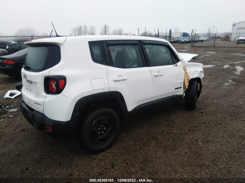 VIN ZACNJBABXKPJ83271 2019 JEEP RENEGADE SPORT