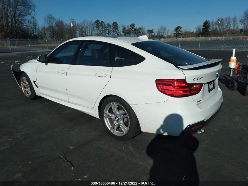 2014 BMW 3 SERIES GRAN TURISMO 328I XDRIVE WBA3X5C55ED243281