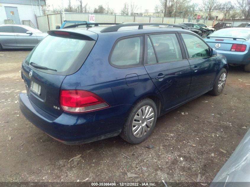 2013 VOLKSWAGEN JETTA SPORTWAGEN S 3VWPP7AJ9DM620730