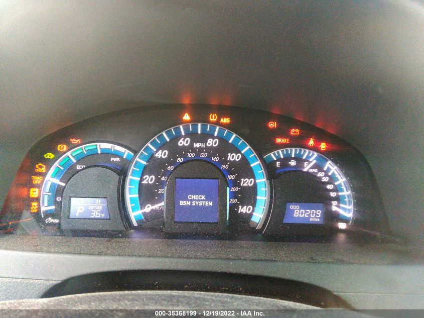 2013 TOYOTA CAMRY HYBRID LE/XLE 4T1BD1FK1DU065428