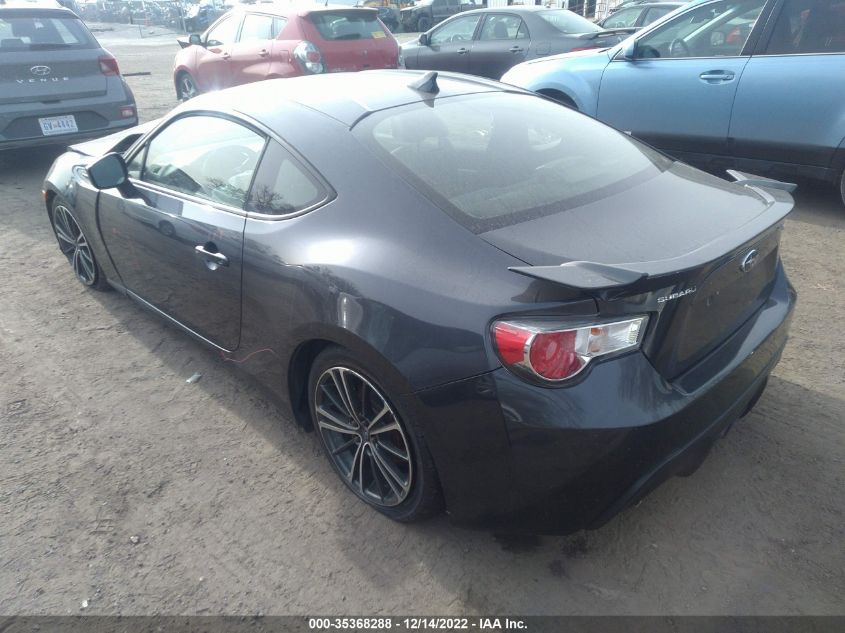 2013 SUBARU BRZ LIMITED JF1ZCAC15D1604562