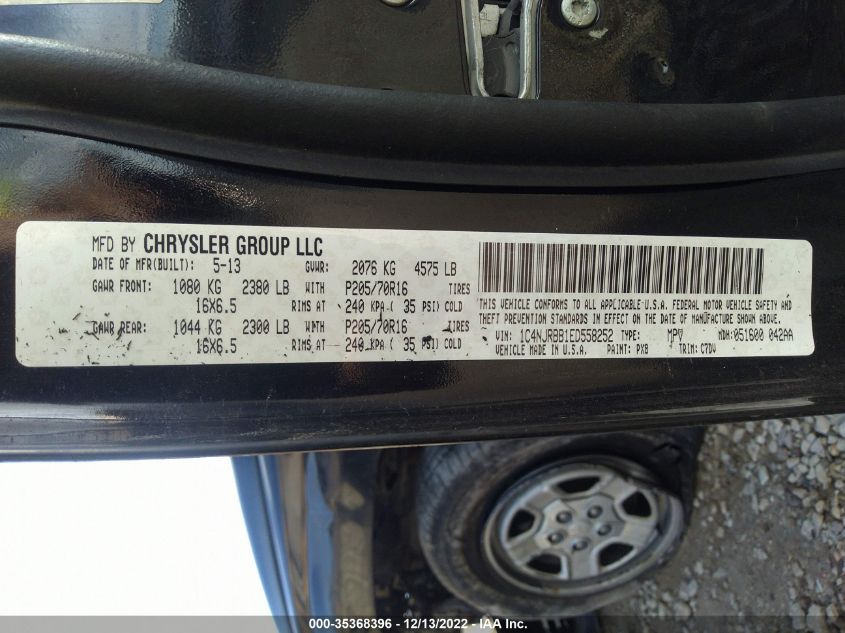 2014 JEEP PATRIOT SPORT 1C4NJRBB1ED558252