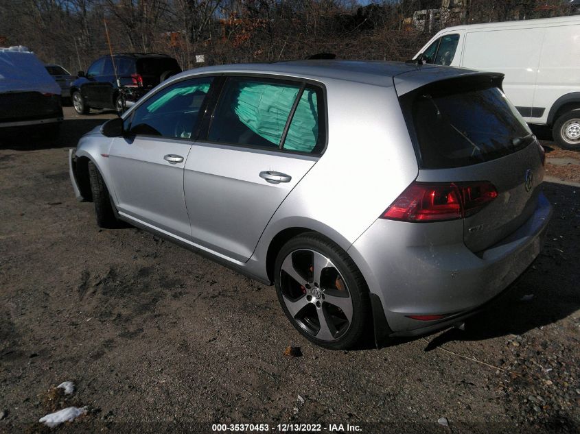 2015 VOLKSWAGEN GOLF GTI AUTOBAHN 3VW5T7AU9FM031886