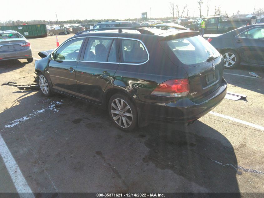 2014 VOLKSWAGEN JETTA SPORTWAGEN TDI W/SUNROOF - 3VWML7AJ2EM611920