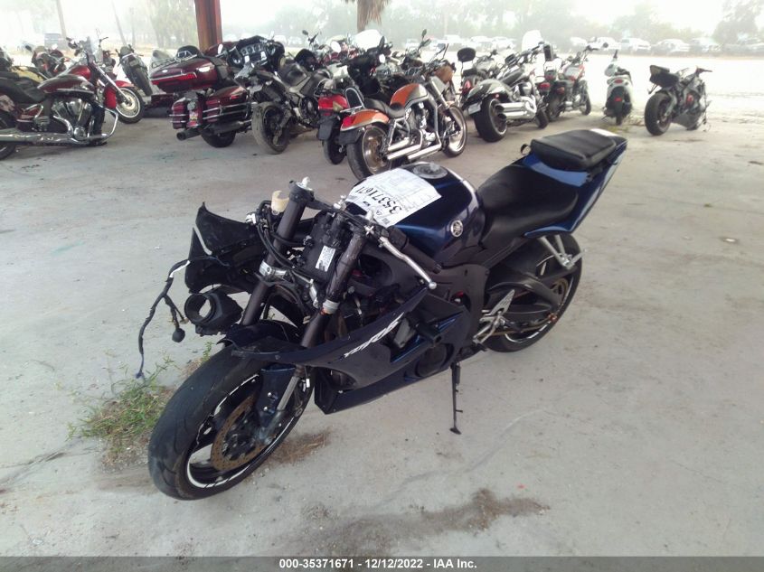 2005 YAMAHA YZFR6 L JYARJ06E45A027271