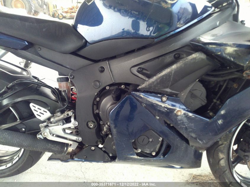 2005 YAMAHA YZFR6 L JYARJ06E45A027271