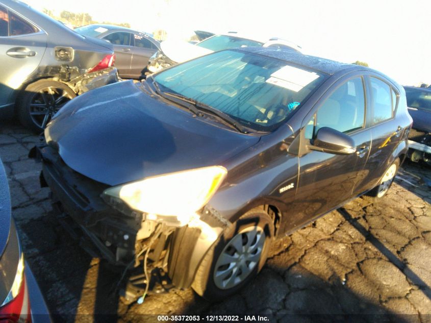 2014 TOYOTA PRIUS C ONE/THREE/TWO/FOUR JTDKDTB35E1569398