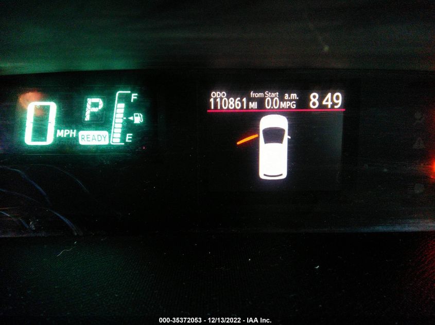 2014 TOYOTA PRIUS C ONE/THREE/TWO/FOUR JTDKDTB35E1569398