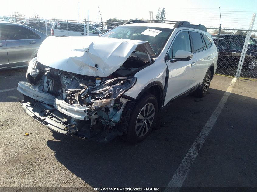 VIN 4S4BTADC6N3215829 2022 SUBARU OUTBACK PREMIUM