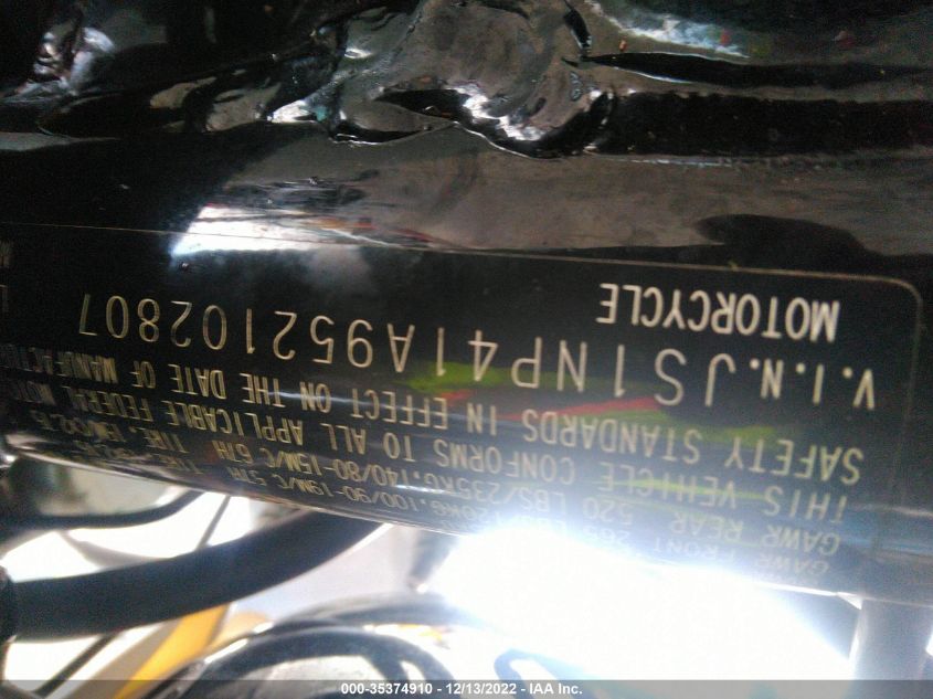 2005 SUZUKI LS650 P JS1NP41A952102807