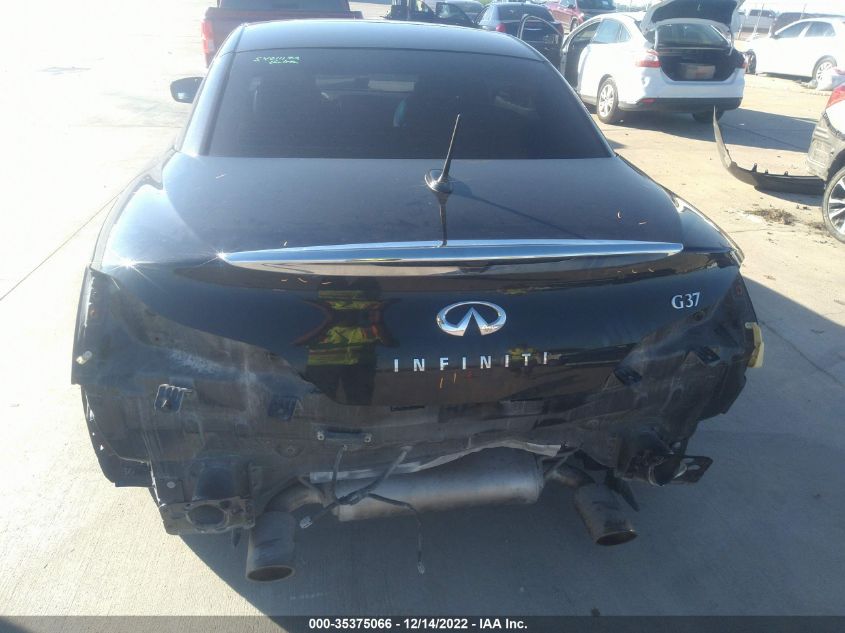 2013 INFINITI G37 CONVERTIBLE BASE JN1CV6FE5DM772905