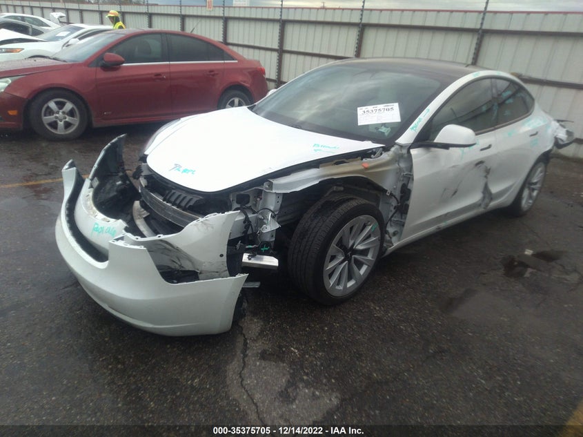VIN 5YJ3E1EB6MF980825 2021 TESLA MODEL 3 LONG RANGE