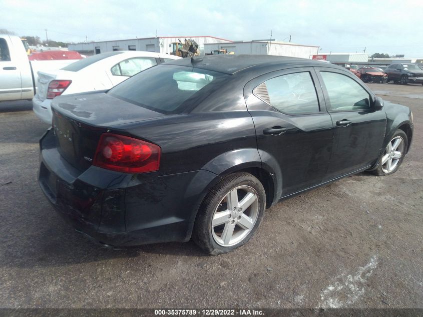 2013 DODGE AVENGER SXT 1C3CDZCB1DN707611