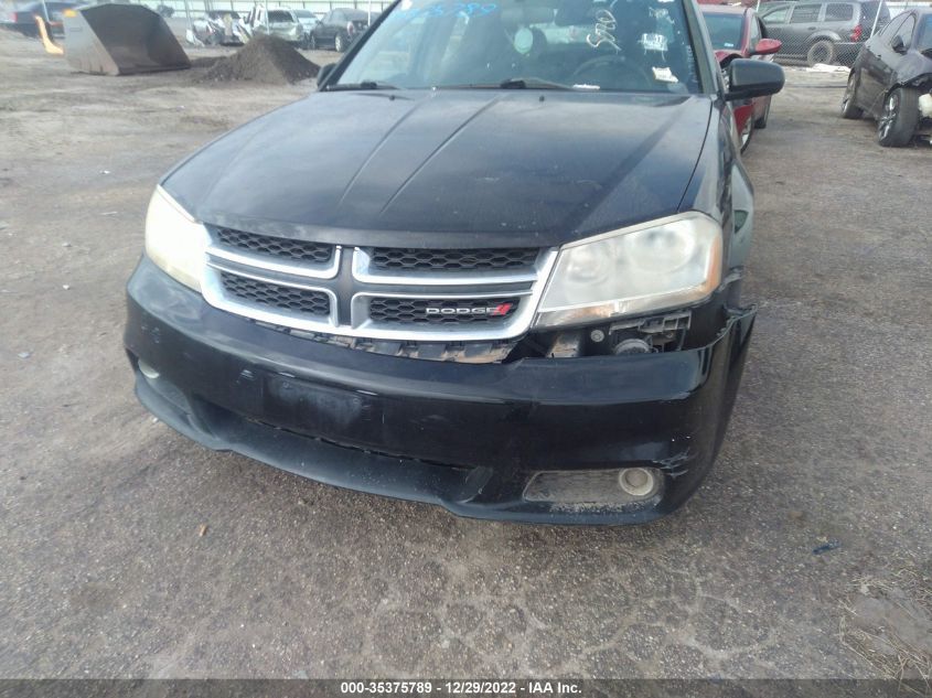 2013 DODGE AVENGER SXT 1C3CDZCB1DN707611