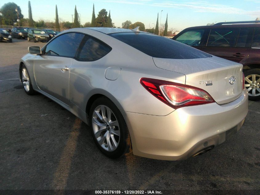 2013 HYUNDAI GENESIS COUPE 2.0T KMHHT6KD4DU111285