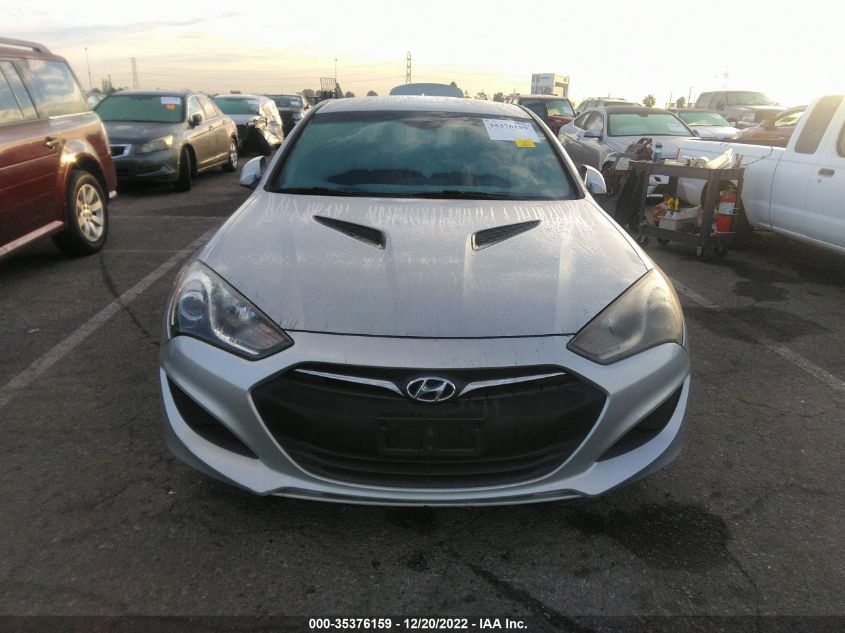 2013 HYUNDAI GENESIS COUPE 2.0T KMHHT6KD4DU111285