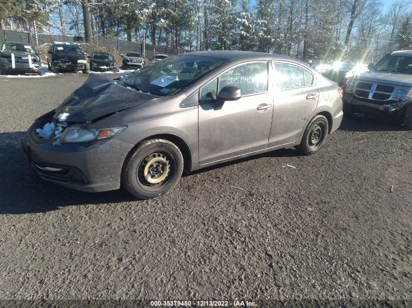2013 HONDA CIVIC SDN LX 19XFB2F53DE218658