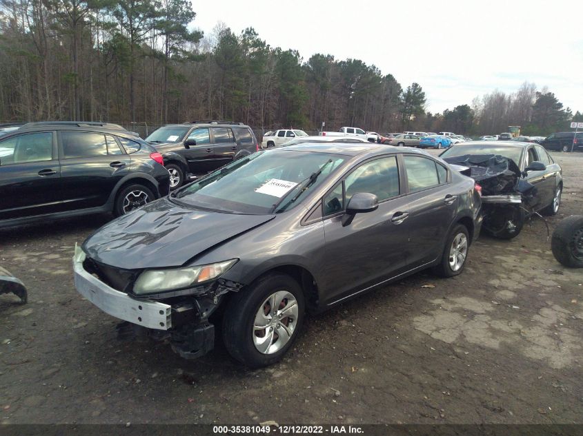 2013 HONDA CIVIC SDN LX 2HGFB2F54DH524127
