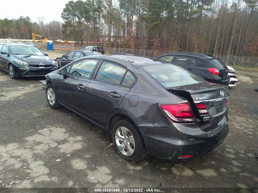 2013 HONDA CIVIC SDN LX 2HGFB2F54DH524127