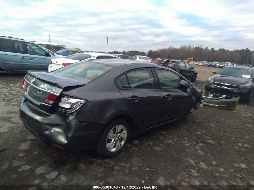 2013 HONDA CIVIC SDN LX 2HGFB2F54DH524127