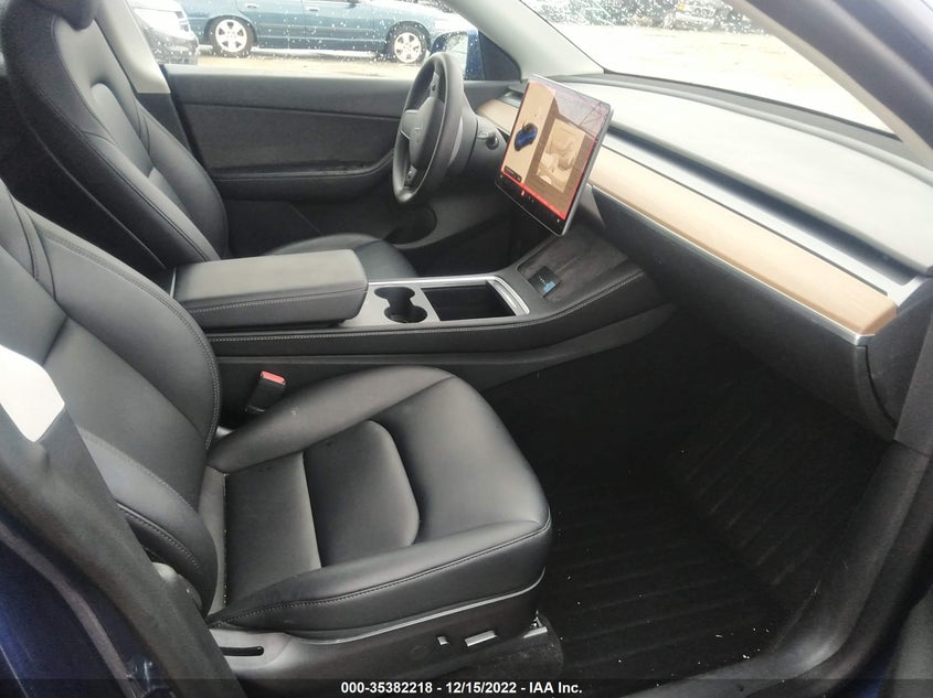VIN 7SAYGDEF6NF374871 2022 TESLA MODEL Y PERFORMANCE